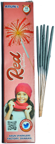 Usha Crackers 10 Cm Red